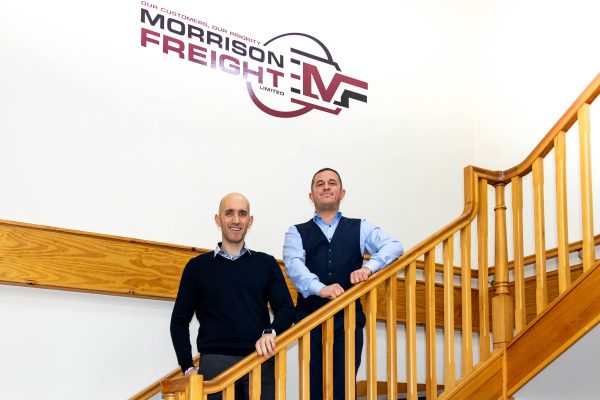 Morrison Freight directors Darren Ryan and Lee Steward